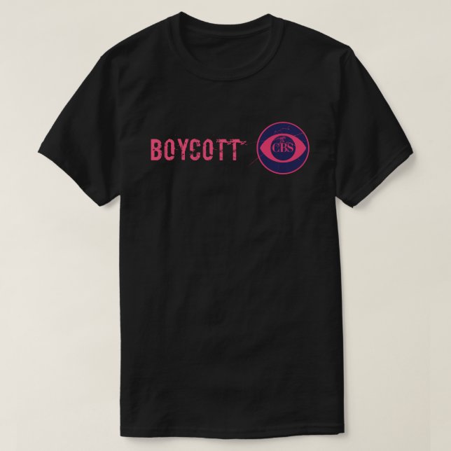 Camiseta Boicot a CBS (Diseño del anverso)