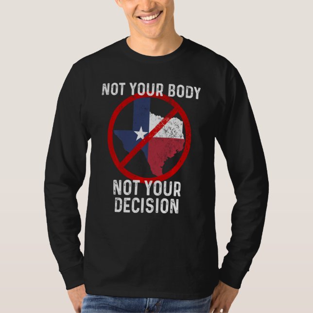Camiseta Boicot a Texas contra Texas mi cuerpo mi elección  (Anverso)