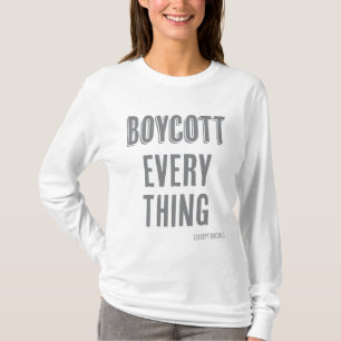 Camiseta Boicotear Todo (excepto el tocino)