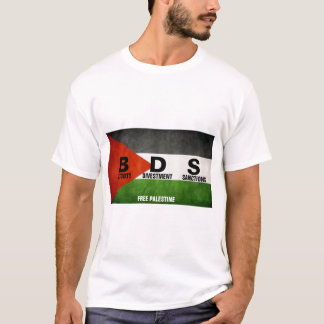 Camiseta Boicoteo, desinversión, sanciones