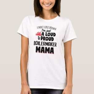 Camiseta Boilermaker Mom Design - Mamá Ruidosa Y Orgullosa