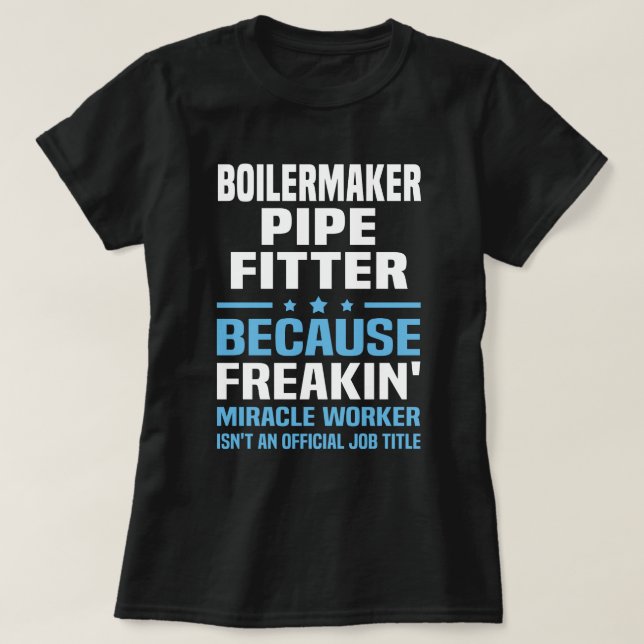 Camiseta Boilermaker Pipe Fitter (Diseño del anverso)