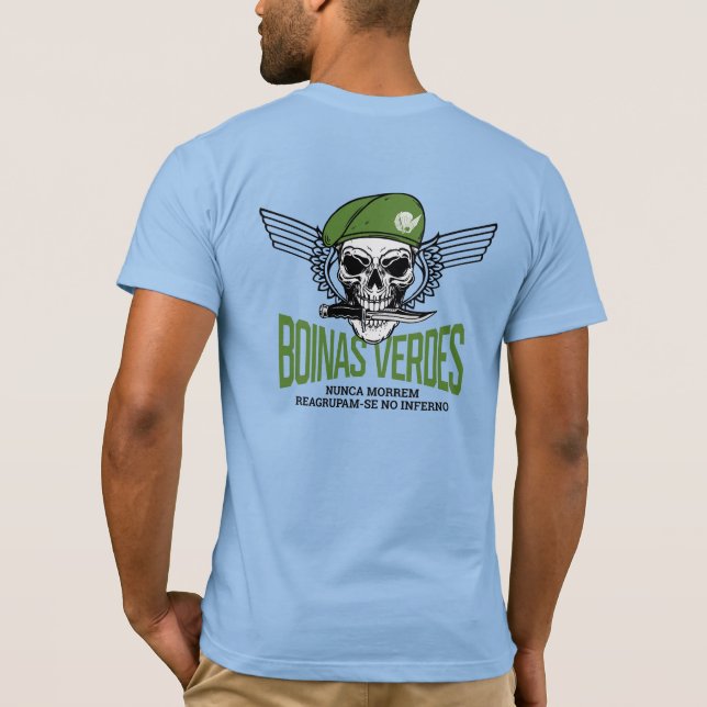 Camiseta Boinas Verdes portuguesas (Reverso)