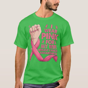 Camiseta Boing Hand, Llevo Pink Para Mi Esposa Cáncer De Ma