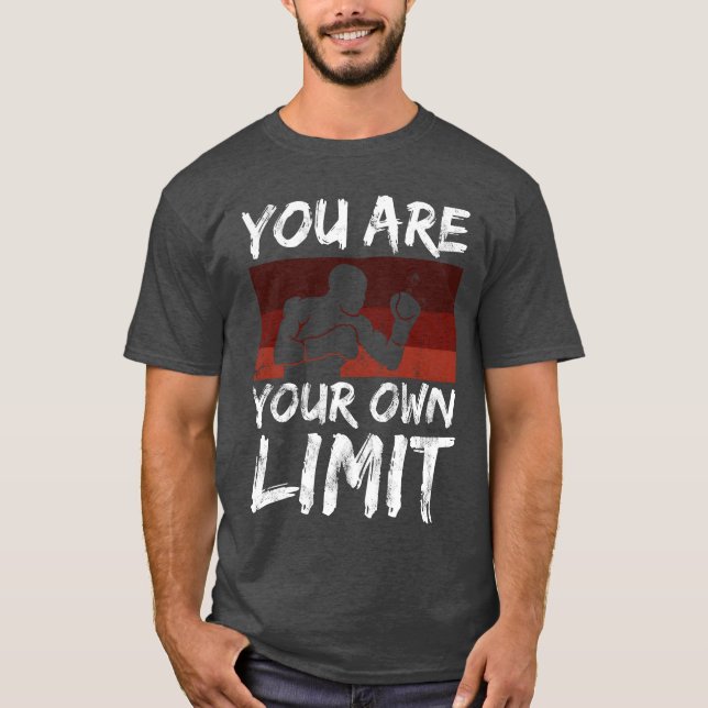 Camiseta Boing Sport Saying You Are Your Limit Mindset frie (Anverso)