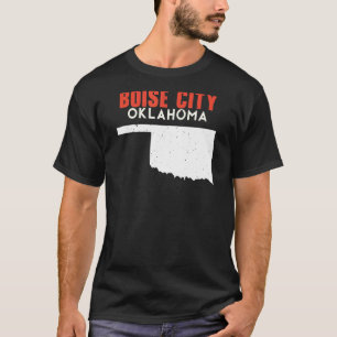 Camiseta Boise City USA State America Viaja Oklahoman