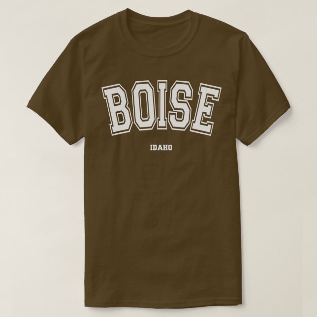 Camiseta Boise Idaho 1  (Diseño del anverso)