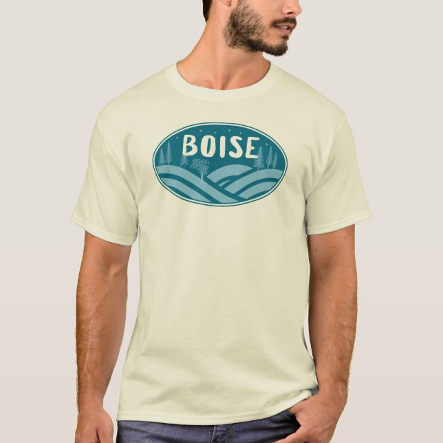 Camiseta Boise Idaho Al Aire Libre (Anverso)