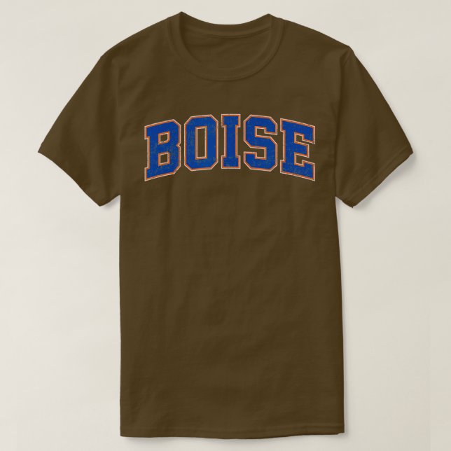 Camiseta Boise Idaho ID Vintage Athletic Sports  (Diseño del anverso)