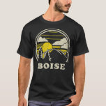 Camiseta Boise Idaho ID  Vintage Hiking Mountains<br><div class="desc">Boise Idaho ID  Vintage Hiking Mountains  .</div>