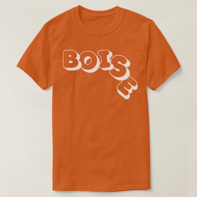 Camiseta Boise Idaho TShirt 18 (Diseño del anverso)