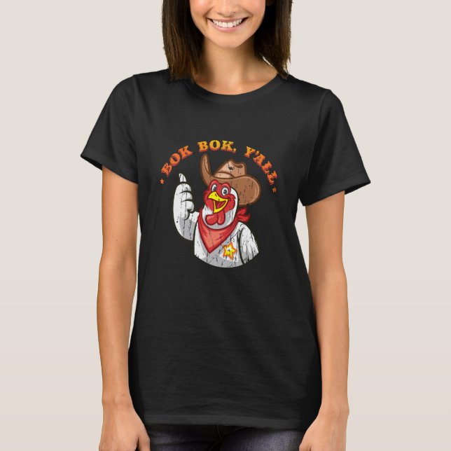 Camiseta Bok bok, todos - Gallinas (Anverso)