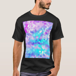 Camiseta Bokeh Púrpura Y Azul 7518