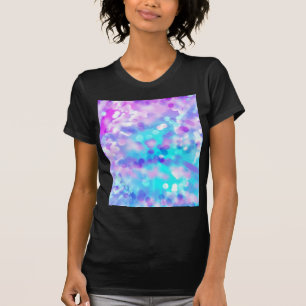Camiseta Bokeh Púrpura Y Azul 7518