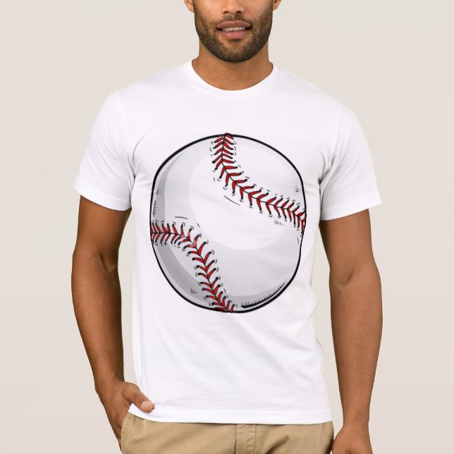 Camiseta Bola 1 del béisbol (Anverso)