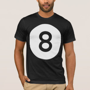 Camiseta Bola 8 bolas/ocho - limpie