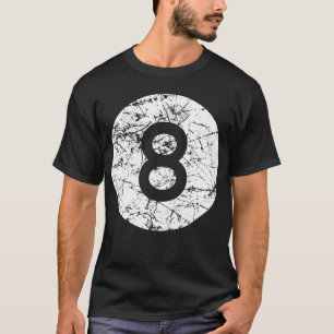Camiseta Bola 8 bolas/ocho - resistida