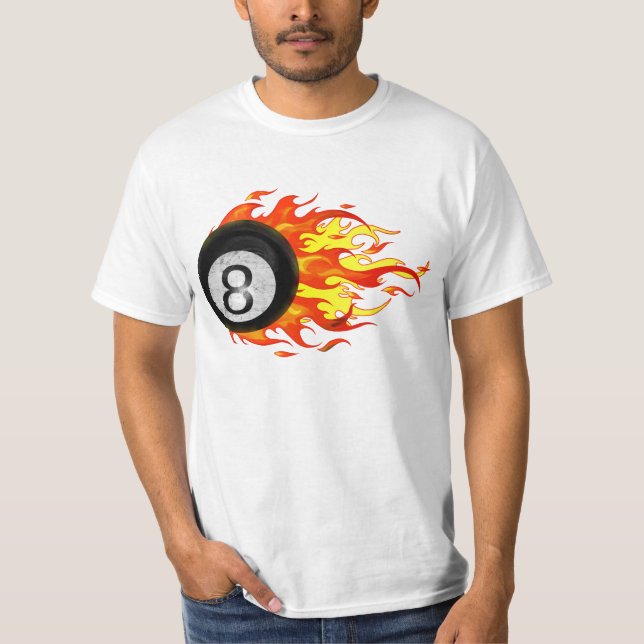 Camiseta Bola 8 el flamear (Anverso)