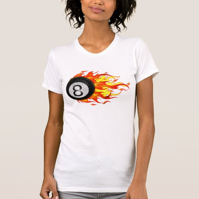 Camiseta Bola 8 el flamear (Anverso)