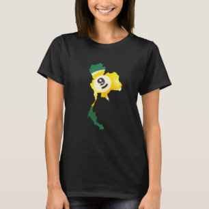 Camiseta Bola 9 con forma de Tailandia
