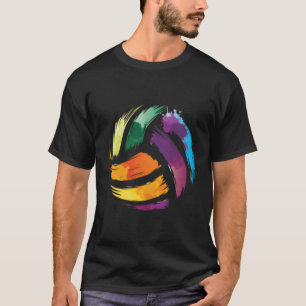 Camiseta Bola colorida de voleibol