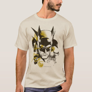 Camiseta Bola de Batman y cráneos