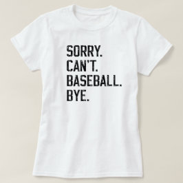 Camiseta Bola de béisbol | Blanco del Día de la Madre en la