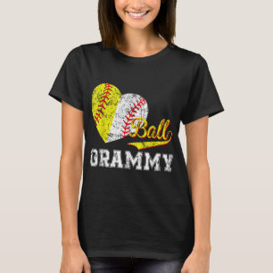 Camiseta Bola de béisbol Bola Corazón Grammy Día de la Madr