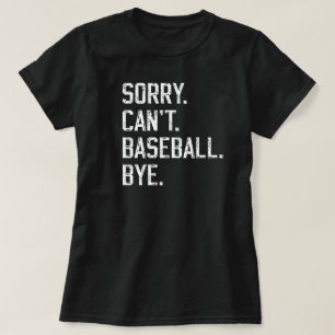 Camiseta Bola de béisbol Moderno Día de la Madre en Negro