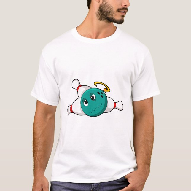 Camiseta Bola de bolas de bolos (Anverso)