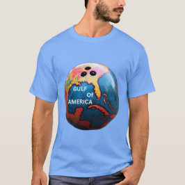 Camiseta Bola de boliche con golfo de america colorida