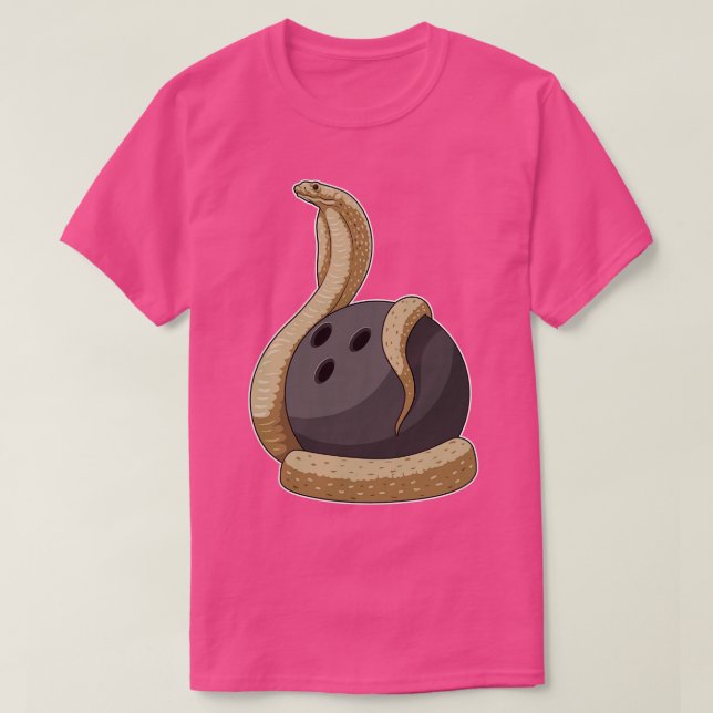 Camiseta Bola de boliche de serpientes 2 (Diseño del anverso)