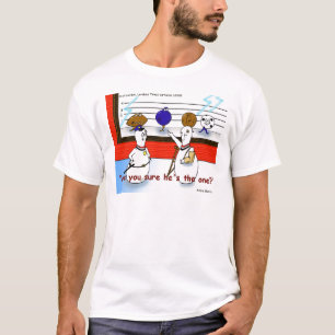 Camiseta Bola de Boliche Divertida Policías en Fila