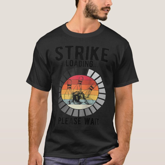 Camiseta Bola de boliche Pin Bowler Strike Bowling Fanatic  (Anverso)
