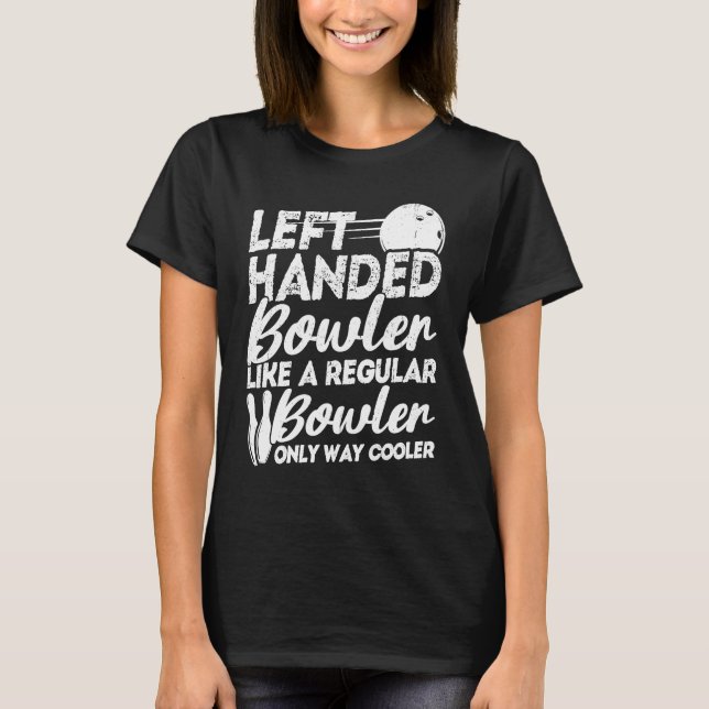 Camiseta Bola de boliche Pin Bowler Strike Bowling Fanatic  (Anverso)