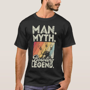 Camiseta Bola de boliche Pin Bowler Strike Bowling Fanatic 