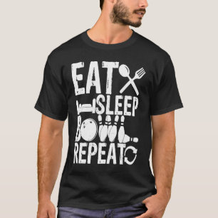 Camiseta Bola de boliche Pin Bowler Strike Bowling Fanatic