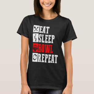 Camiseta Bola de boliche Pin Bowler Strike Bowling Fanatic 