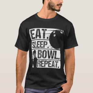 Camiseta Bola de boliche Pin Bowler Strike Bowling Fanatic 