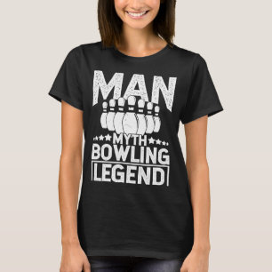 Camiseta Bola de boliche Pin Bowler Strike Bowling Fanatic 