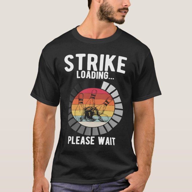 Camiseta Bola de boliche Pin Bowler Strike Bowling Fanatic  (Anverso)