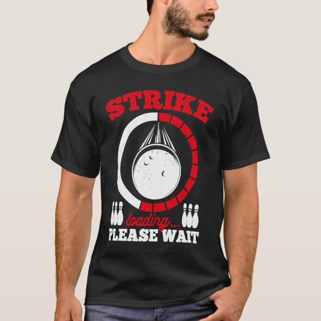 Camiseta Bola de boliche Pin Bowler Strike Bowling Fanatic  (Anverso)