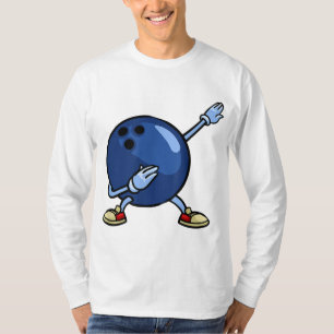 Camiseta Bola de boliche Regalo Pin Hombres Mujeres Jóvenes