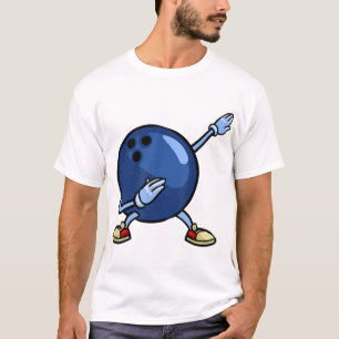 Camiseta Bola de boliche Regalo Pin Hombres Mujeres Jóvenes