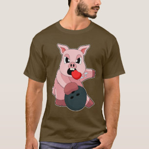 Camiseta Bola de bolos de cerdo