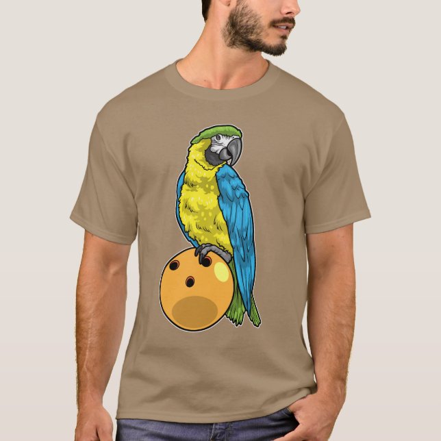 Camiseta Bola de bolos de loro (Anverso)