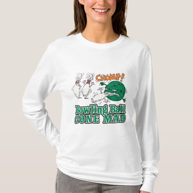 Camiseta bola de bolos fuera de control (Anverso)