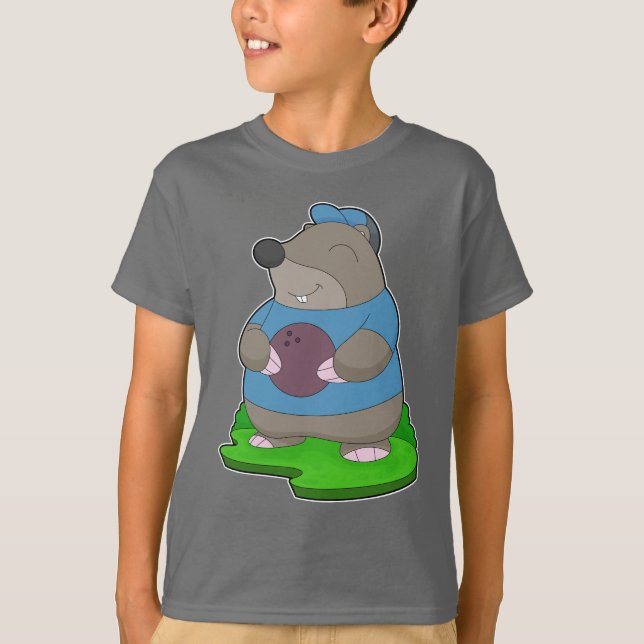 Camiseta bola de bolos Mole (Anverso)