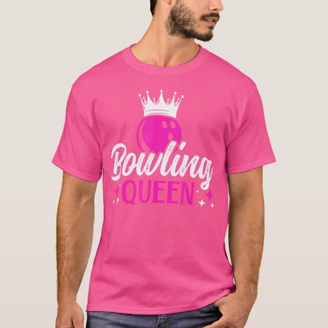 Camiseta Bola de Bowling Queen Strike (Anverso)
