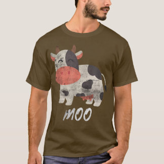 Camiseta Bola de cría de ganado de vaca divertida en Moo Ka